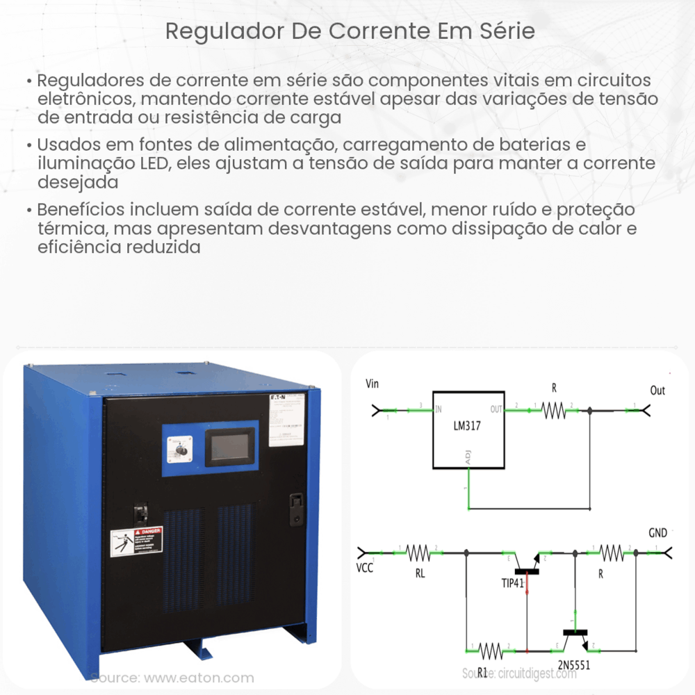 Regulador de corrente em série