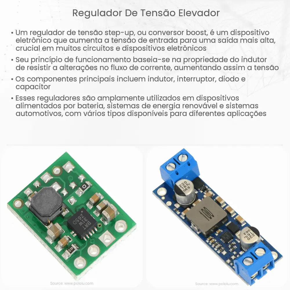 Regulador de tensão elevador