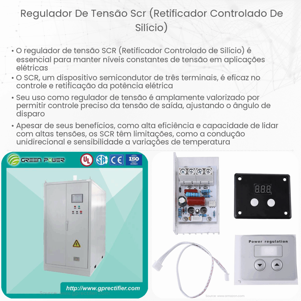 Regulador de tensão SCR (retificador controlado de silício)