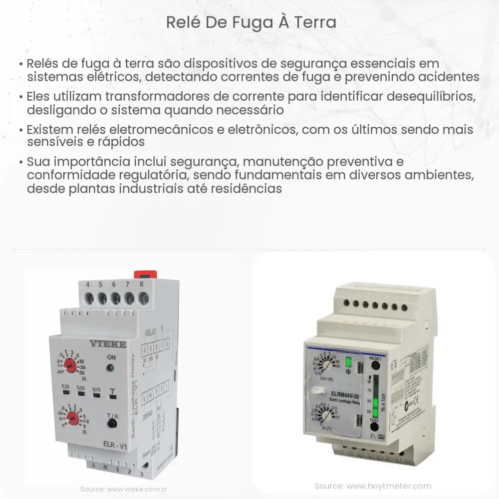 Relé de fuga à terra