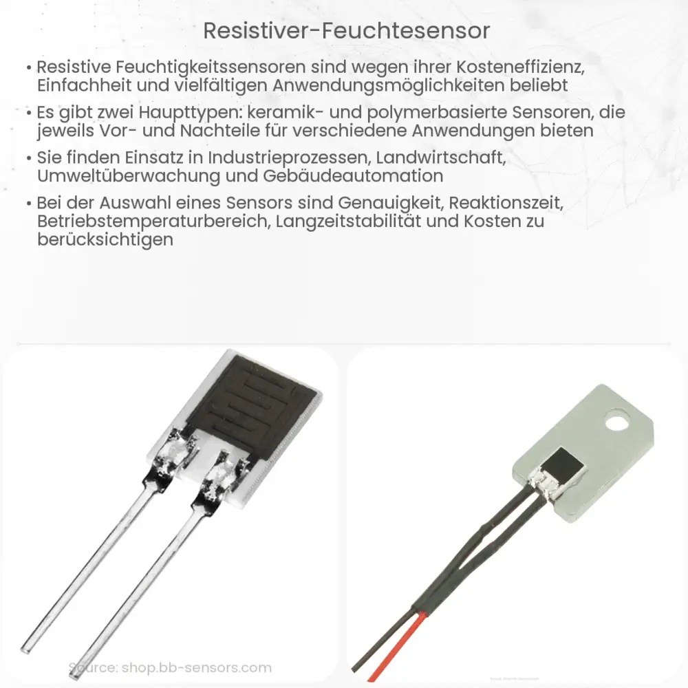 Resistiver Feuchtesensor