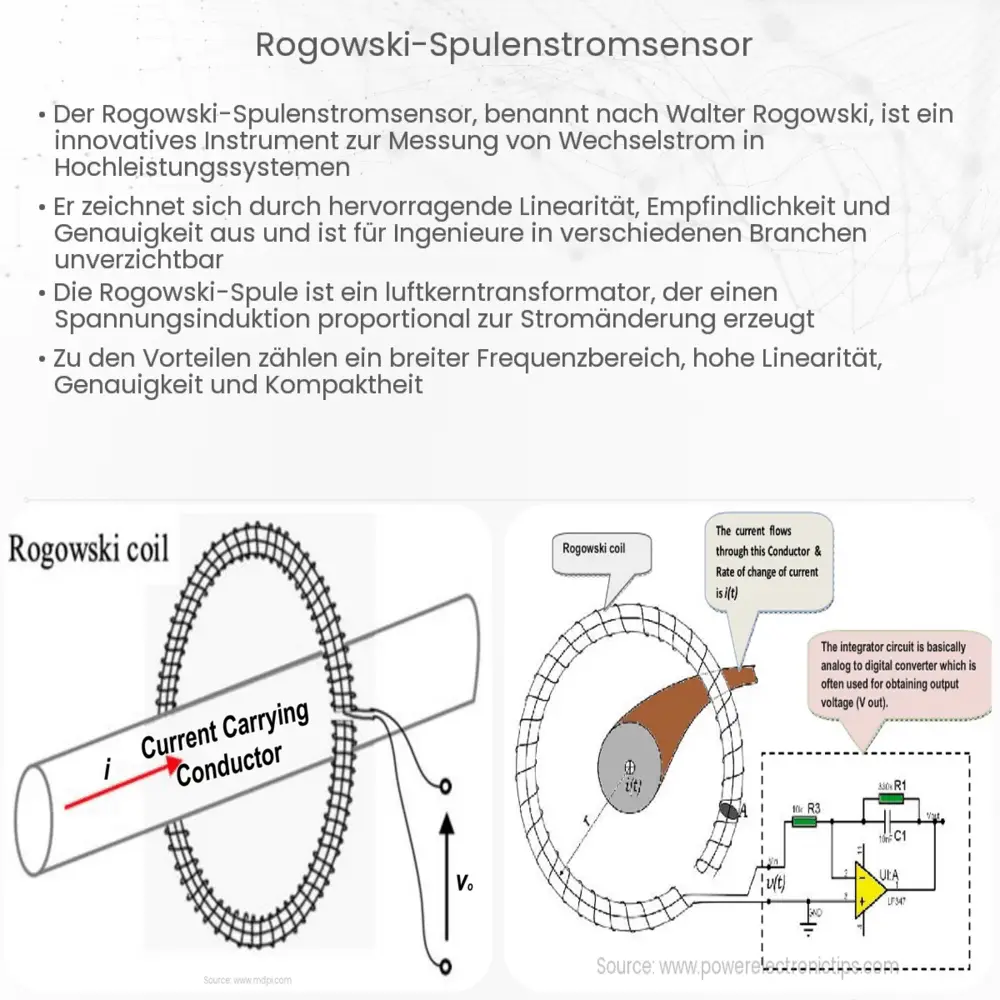 Rogowski-Spulenstromsensor