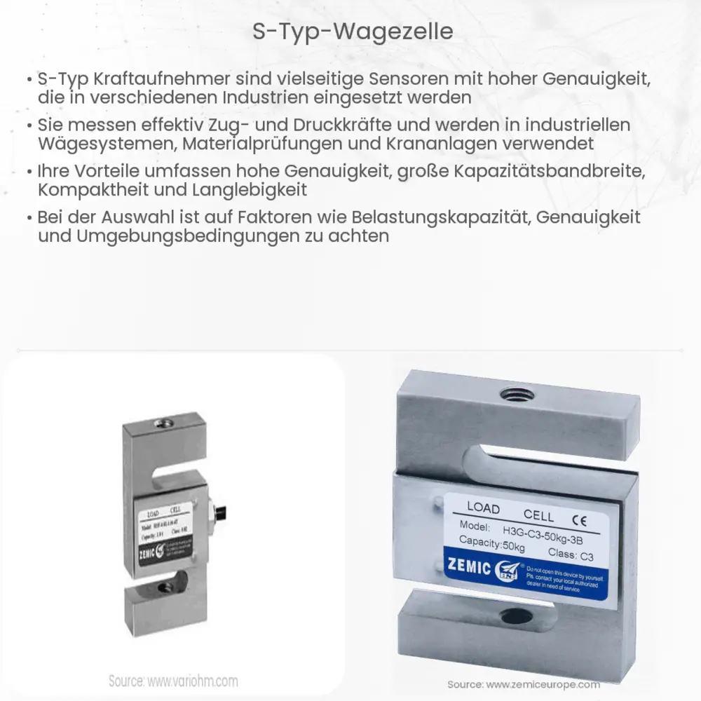 S-Typ-Wägezelle
