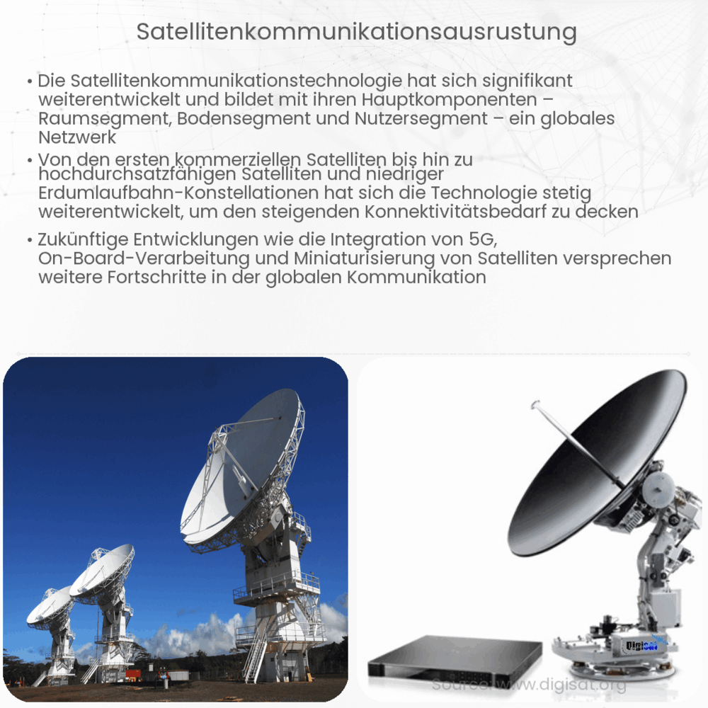 Satellitenkommunikationsausrüstung