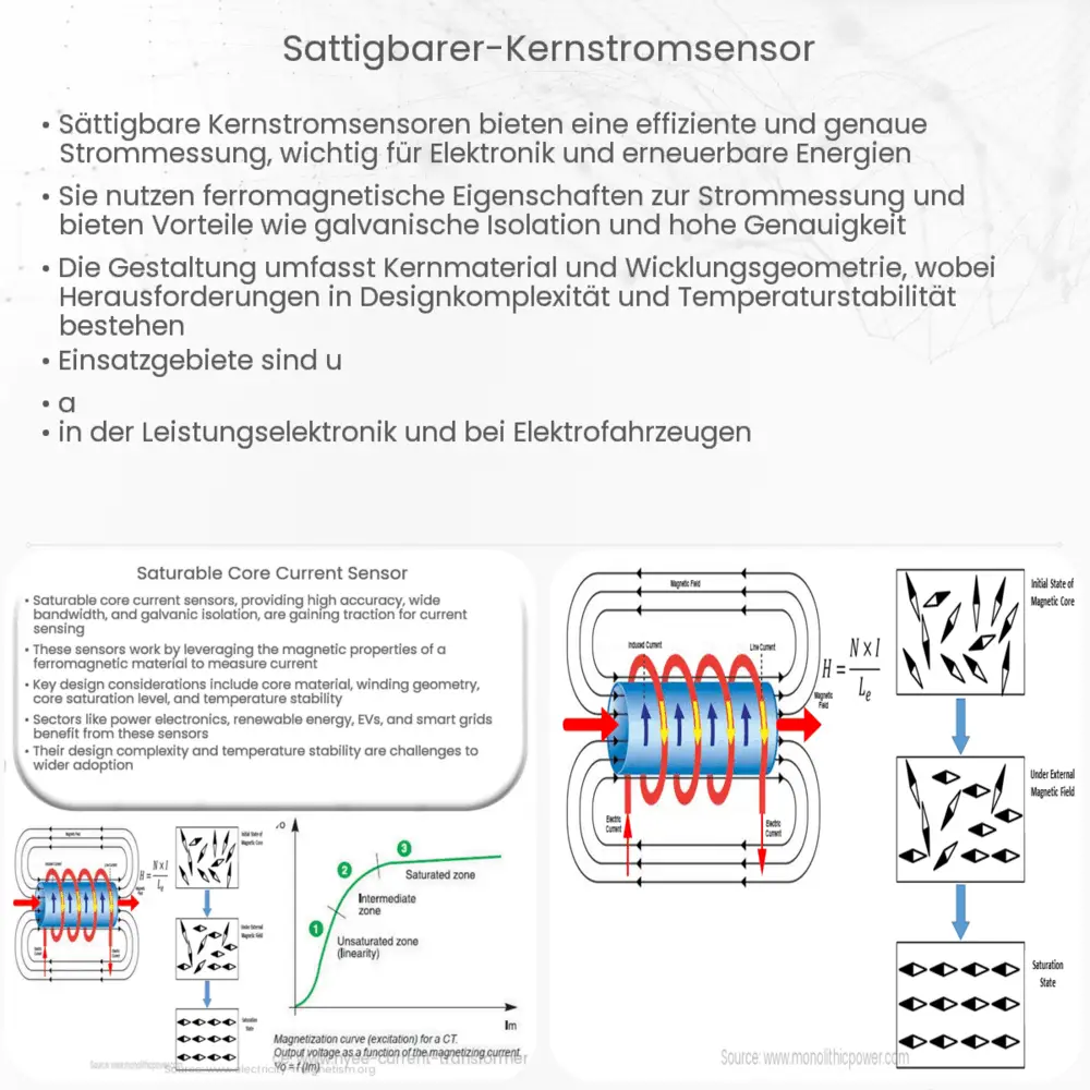 Sättigbarer Kernstromsensor