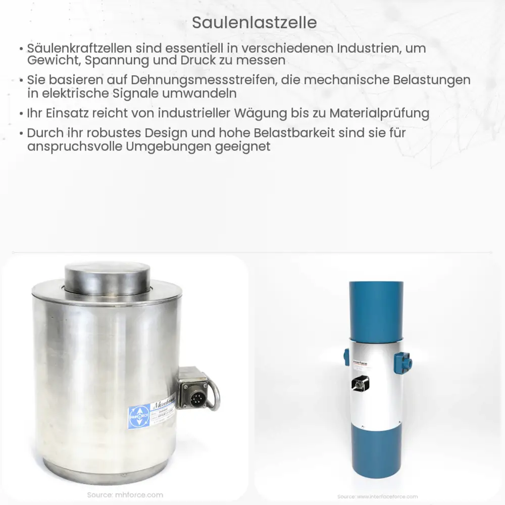 Säulenlastzelle