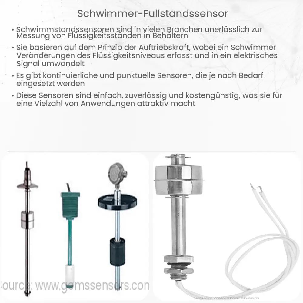 Schwimmer-Füllstandssensor