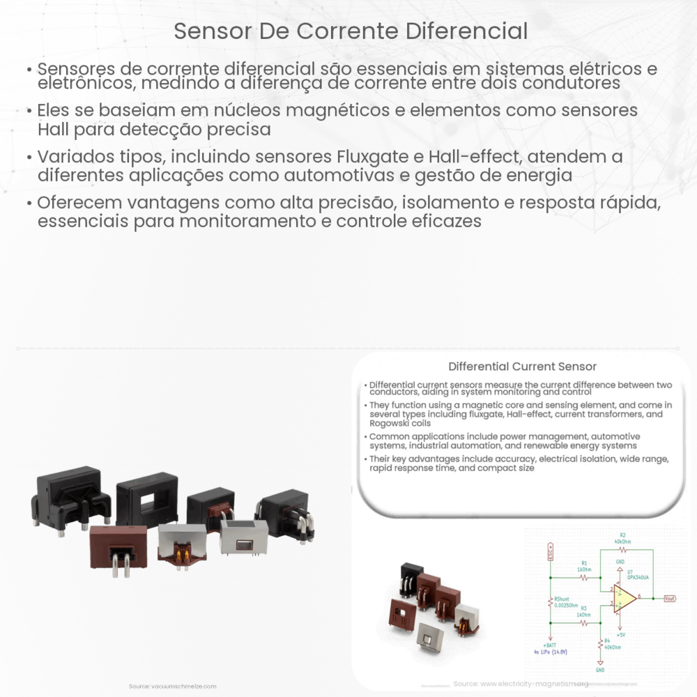 Sensor de corrente diferencial