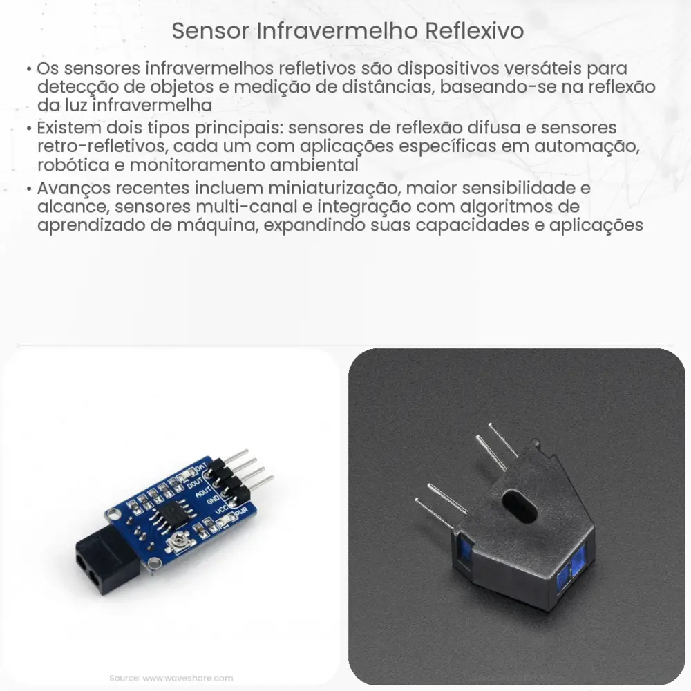 Sensor infravermelho reflexivo