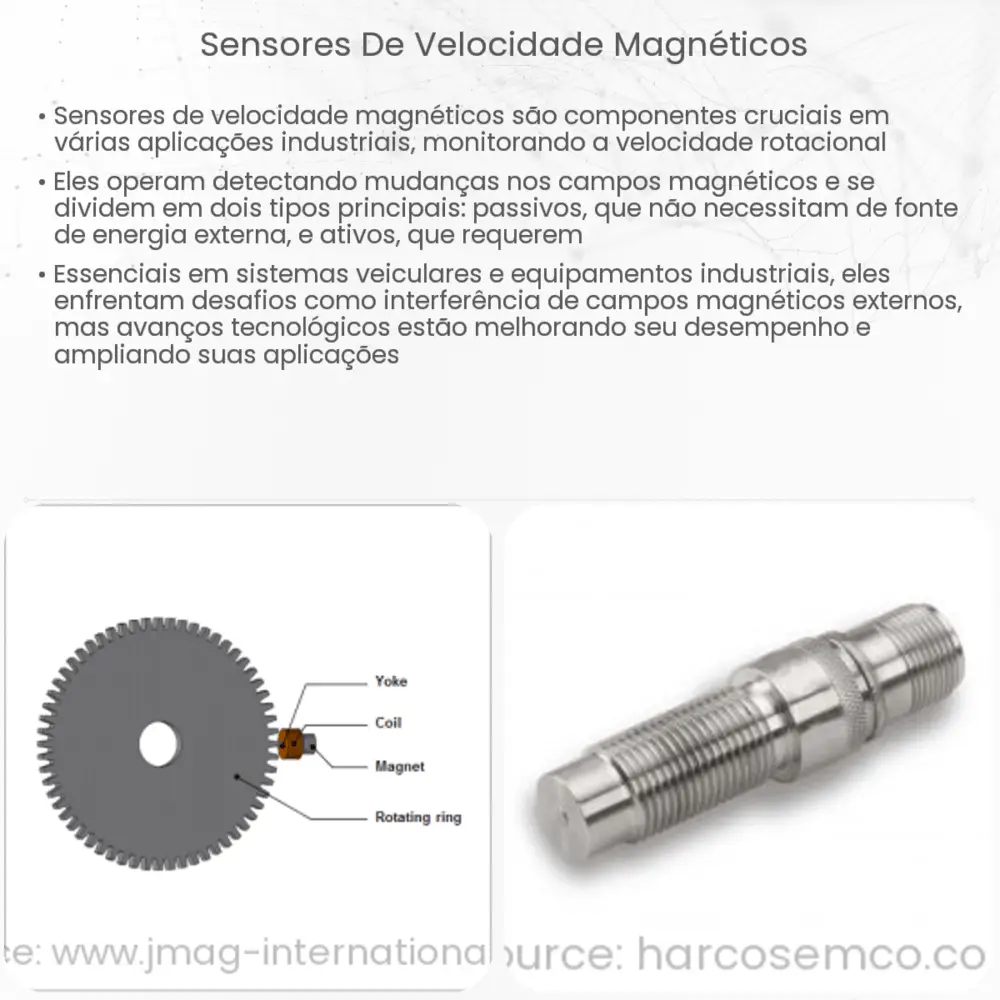 Sensores de velocidade magnéticos | Como funciona, aplicação e vantagens