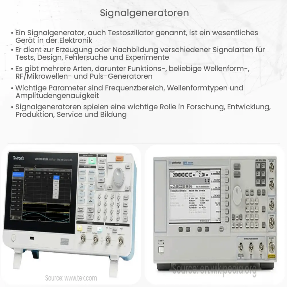 Signalgeneratoren
