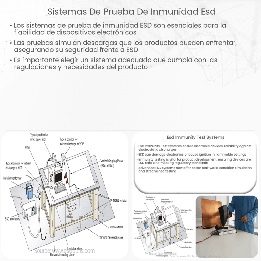 Sistemas de prueba de inmunidad ESD