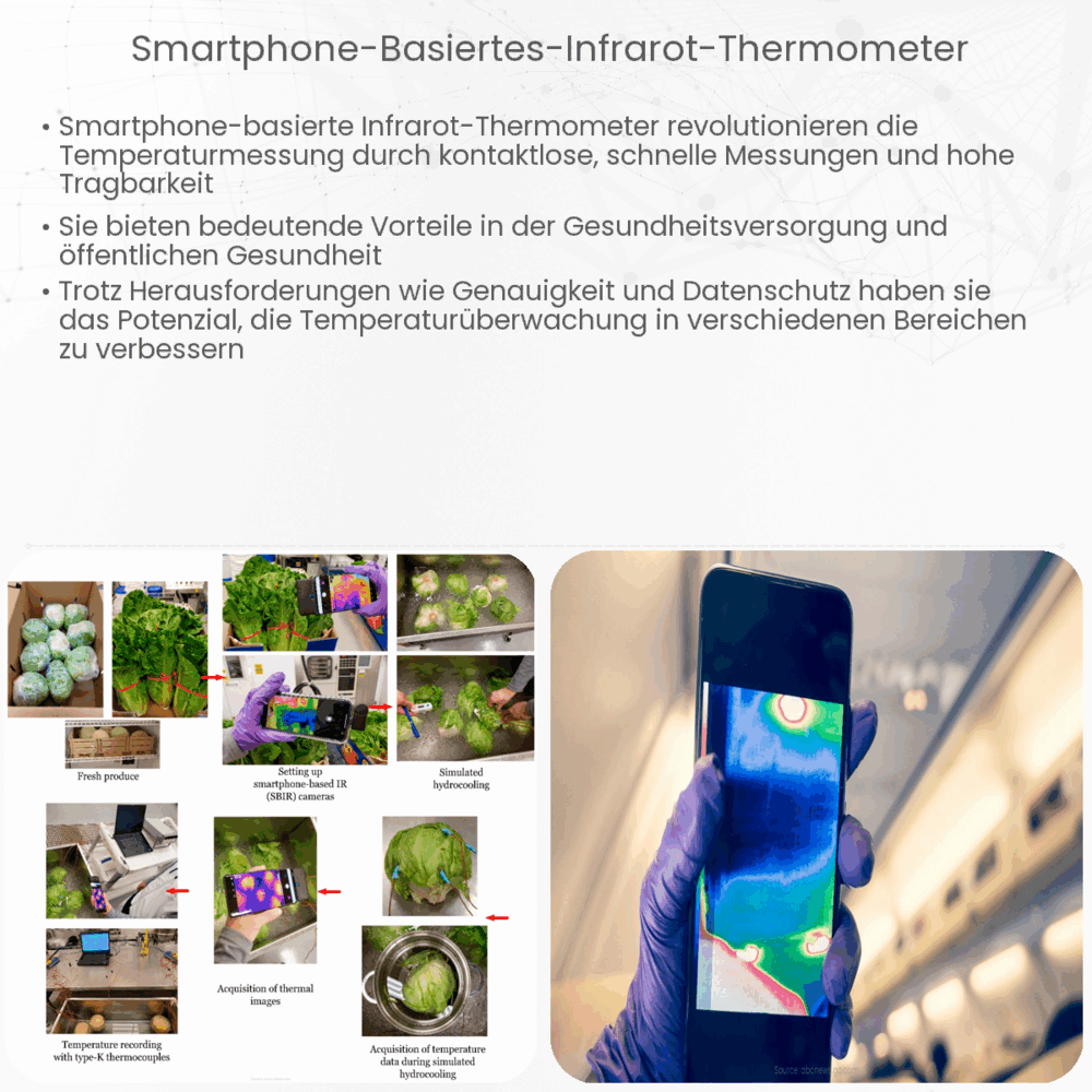 Smartphone-basiertes Infrarot-Thermometer