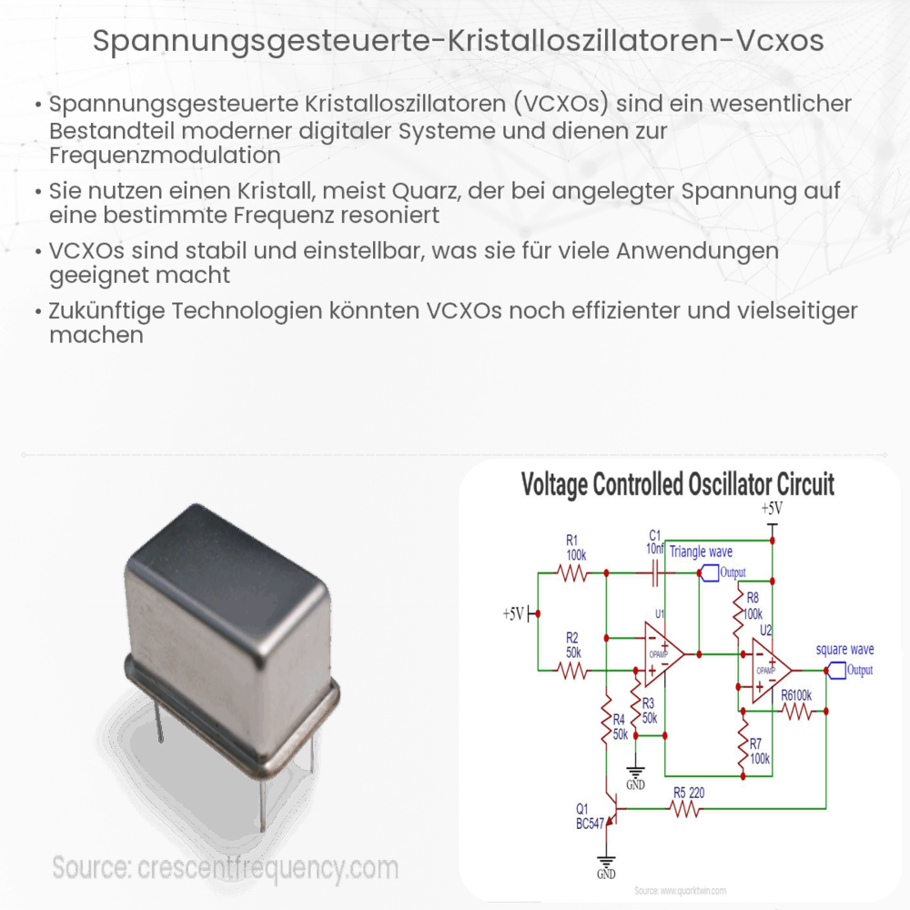 Spannungsgesteuerte Kristalloszillatoren (VCXOs)