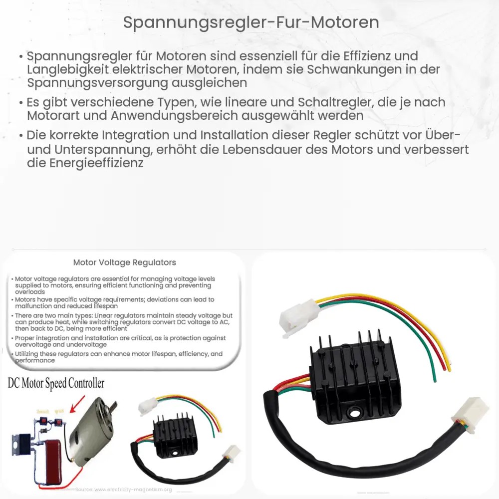 Spannungsregler für Motoren