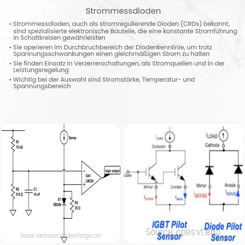 Strommessdioden