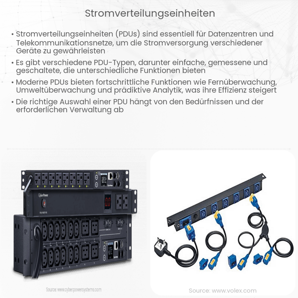 Stromverteilungseinheiten