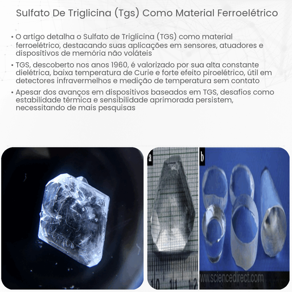 Sulfato de triglicina (TGS) como material ferroelétrico