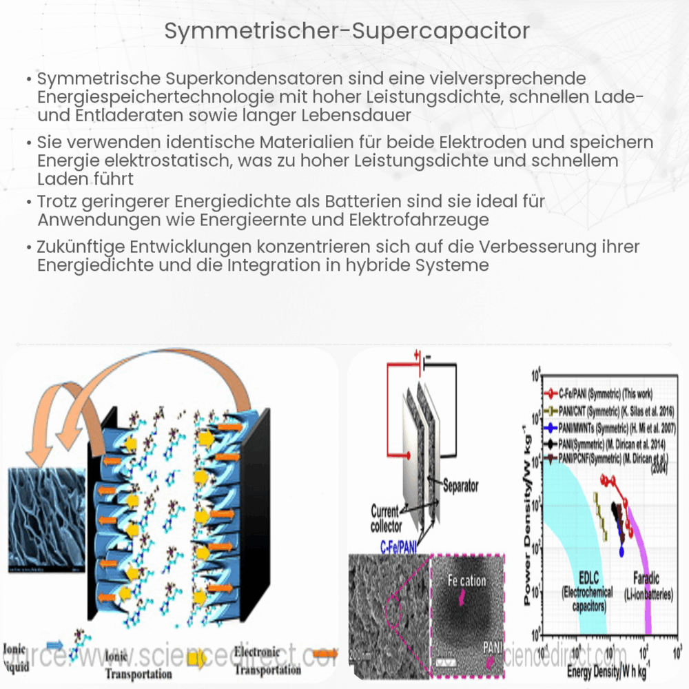 Symmetrischer Supercapacitor