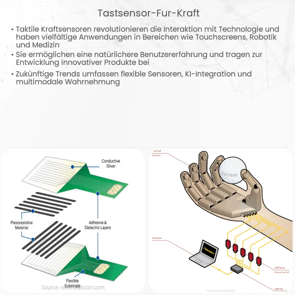 Tastsensor für Kraft