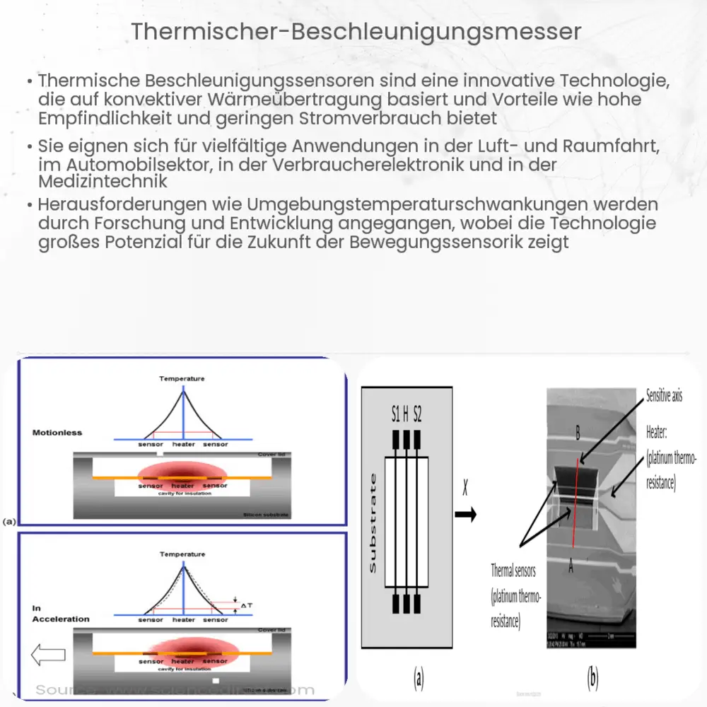 thermischer Beschleunigungsmesser