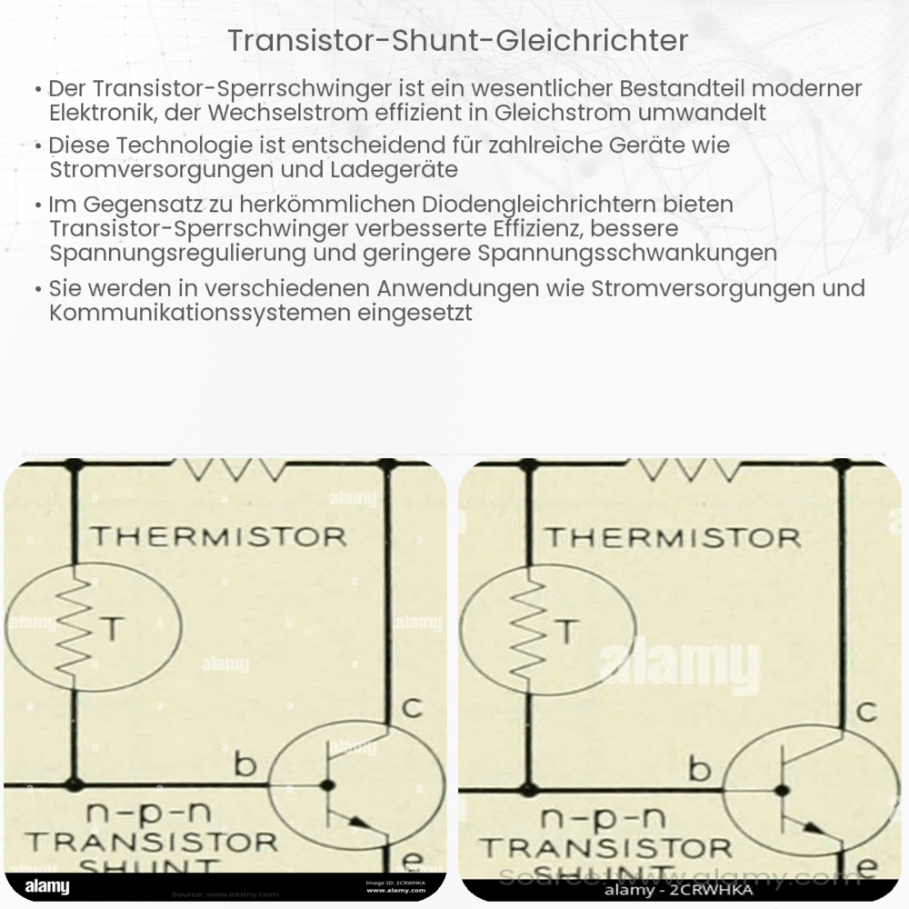 Transistor Shunt Gleichrichter