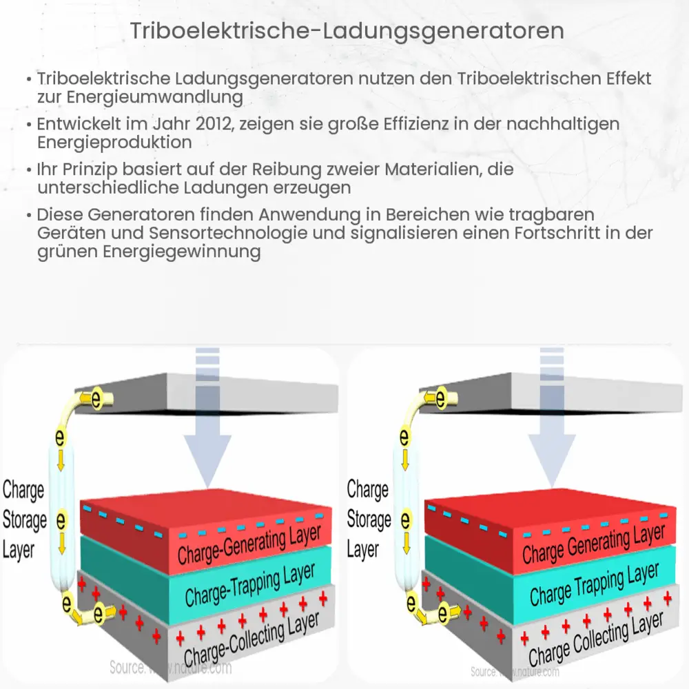 Triboelektrische Ladungsgeneratoren