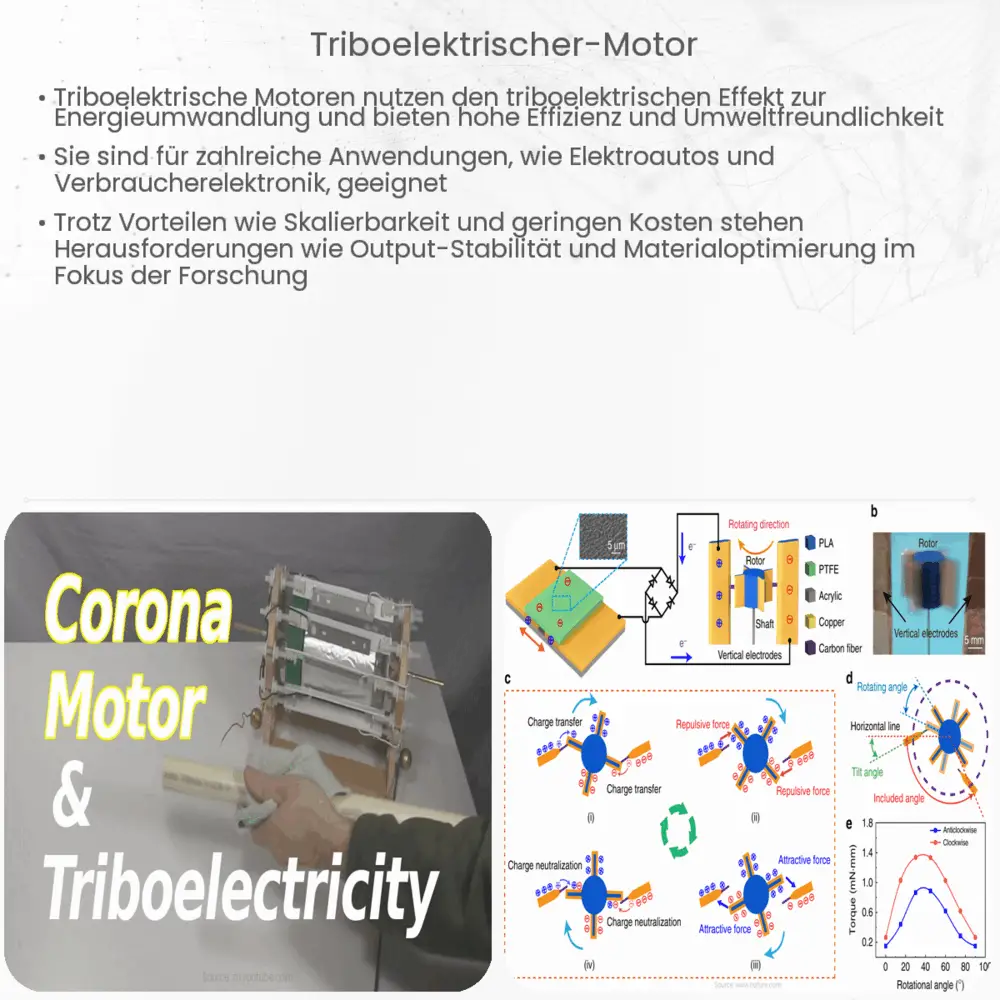 Triboelektrischer Motor