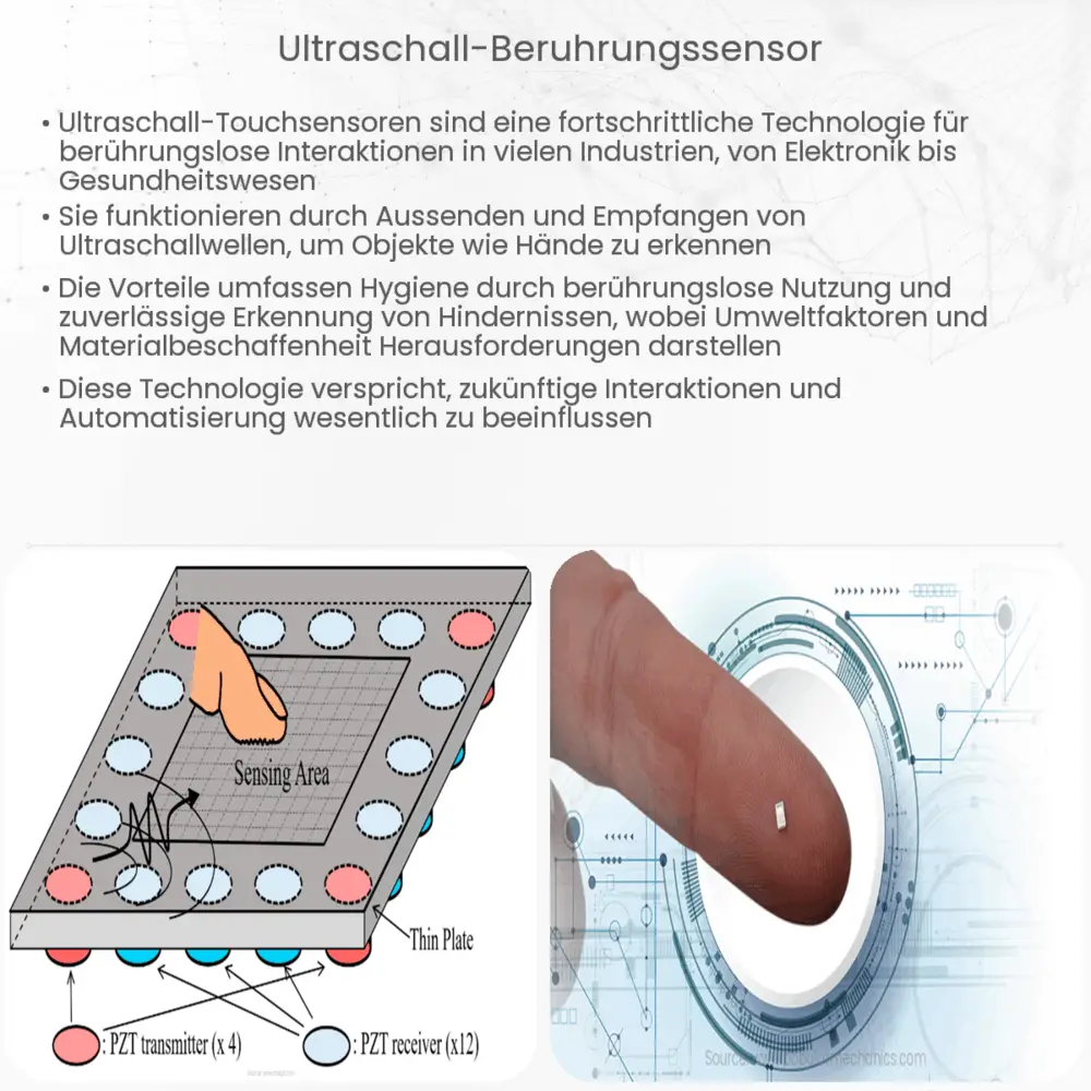 Ultraschall-Berührungssensor