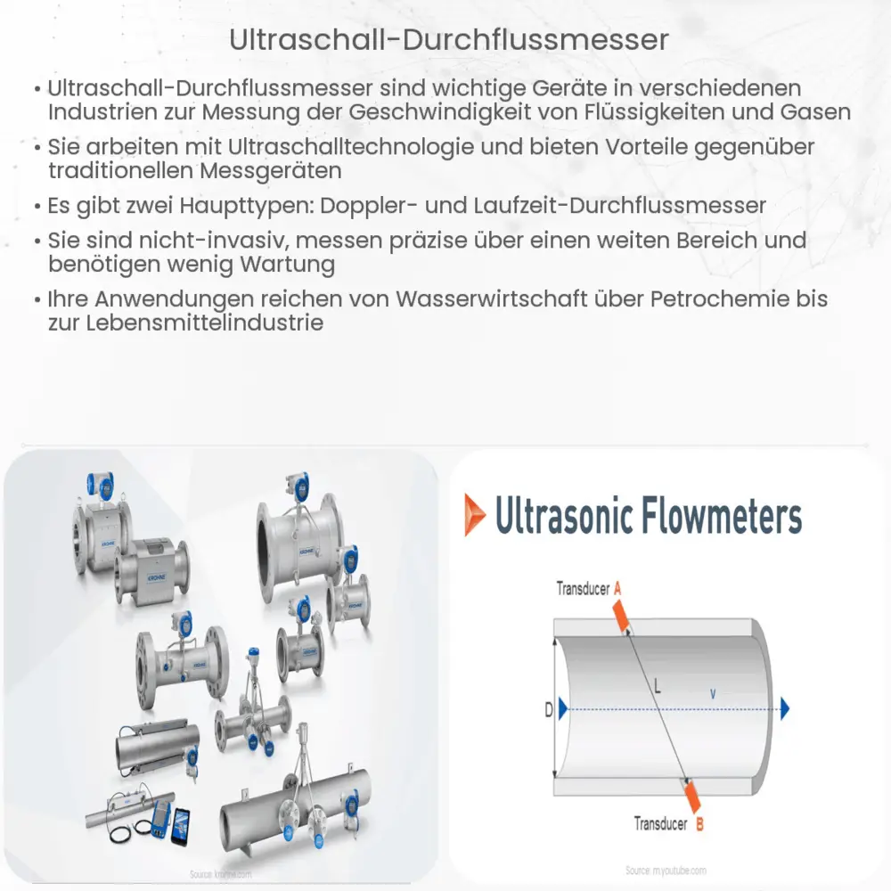 Ultraschall-Durchflussmesser