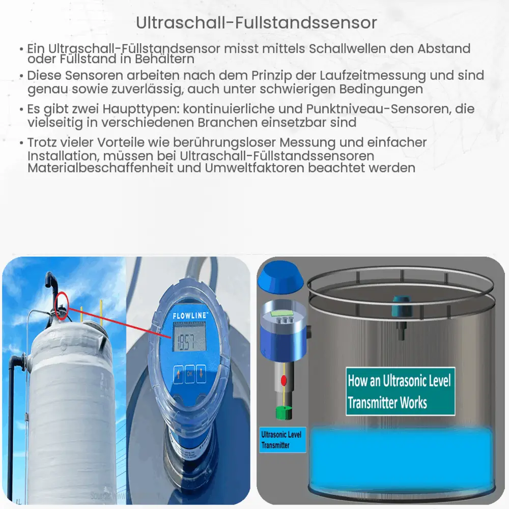 Ultraschall-Füllstandssensor