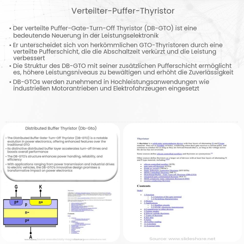 Verteilter Puffer-Thyristor
