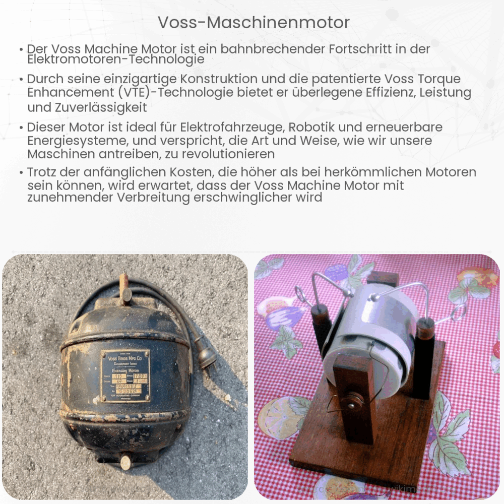 Voss-Maschinenmotor