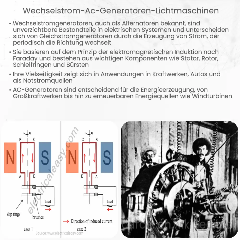Wechselstrom (AC) Generatoren (Lichtmaschinen)