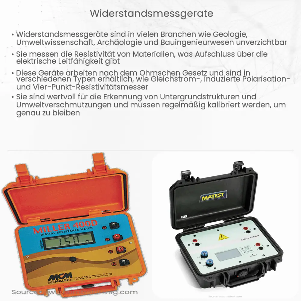 Widerstandsmessgeräte Electricity