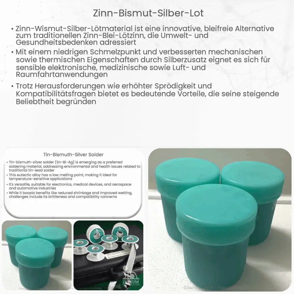 Zinn-Bismut-Silber-Lot