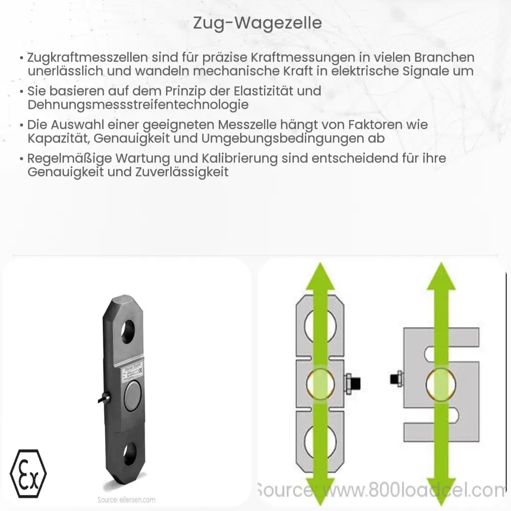 Zug-Wägezelle