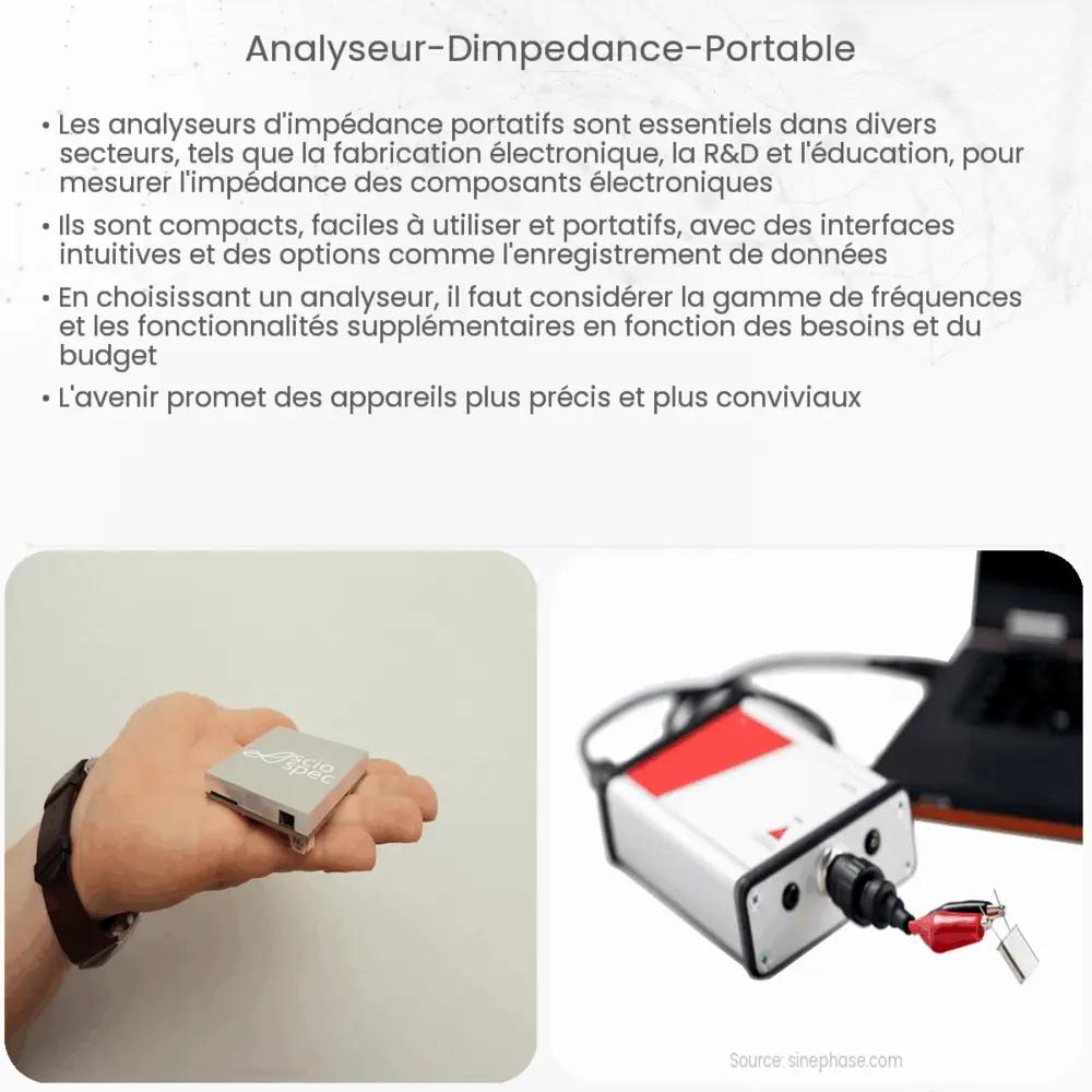 Analyseur d'impédance portable