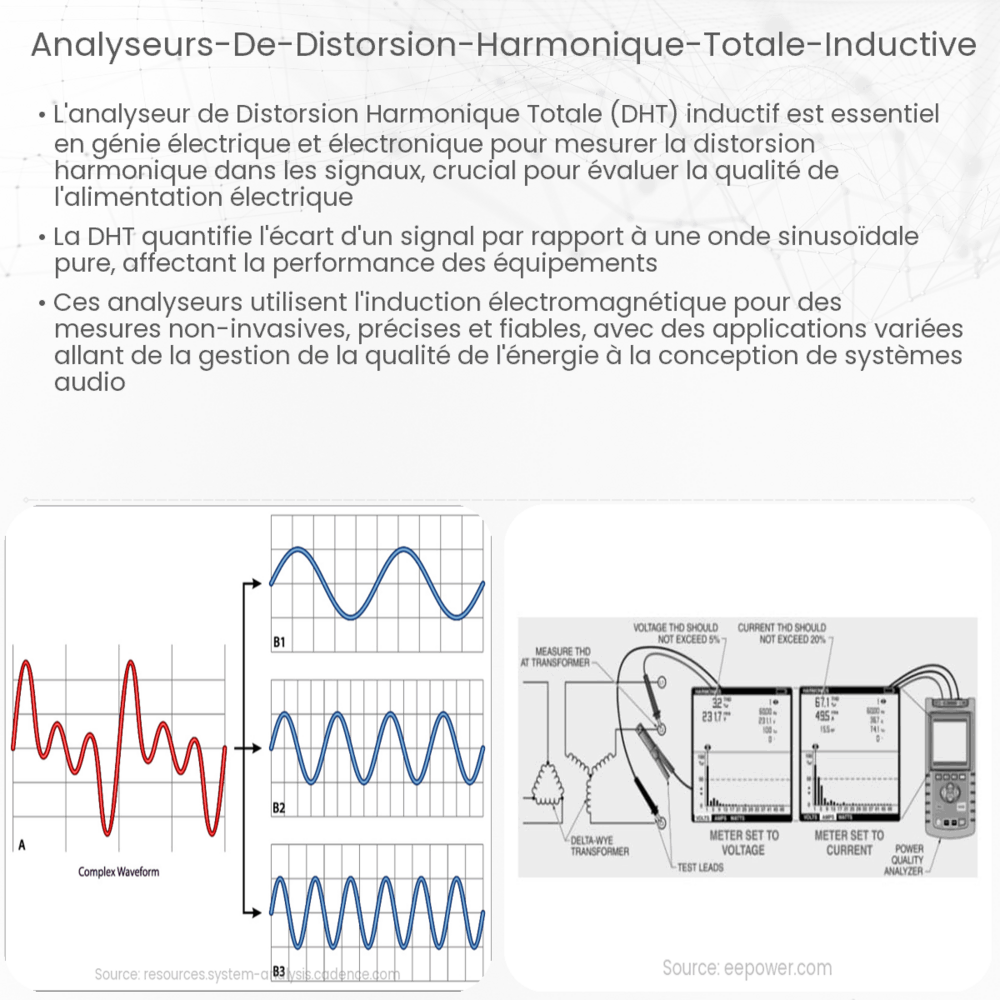 Analyseurs de distorsion harmonique totale inductive