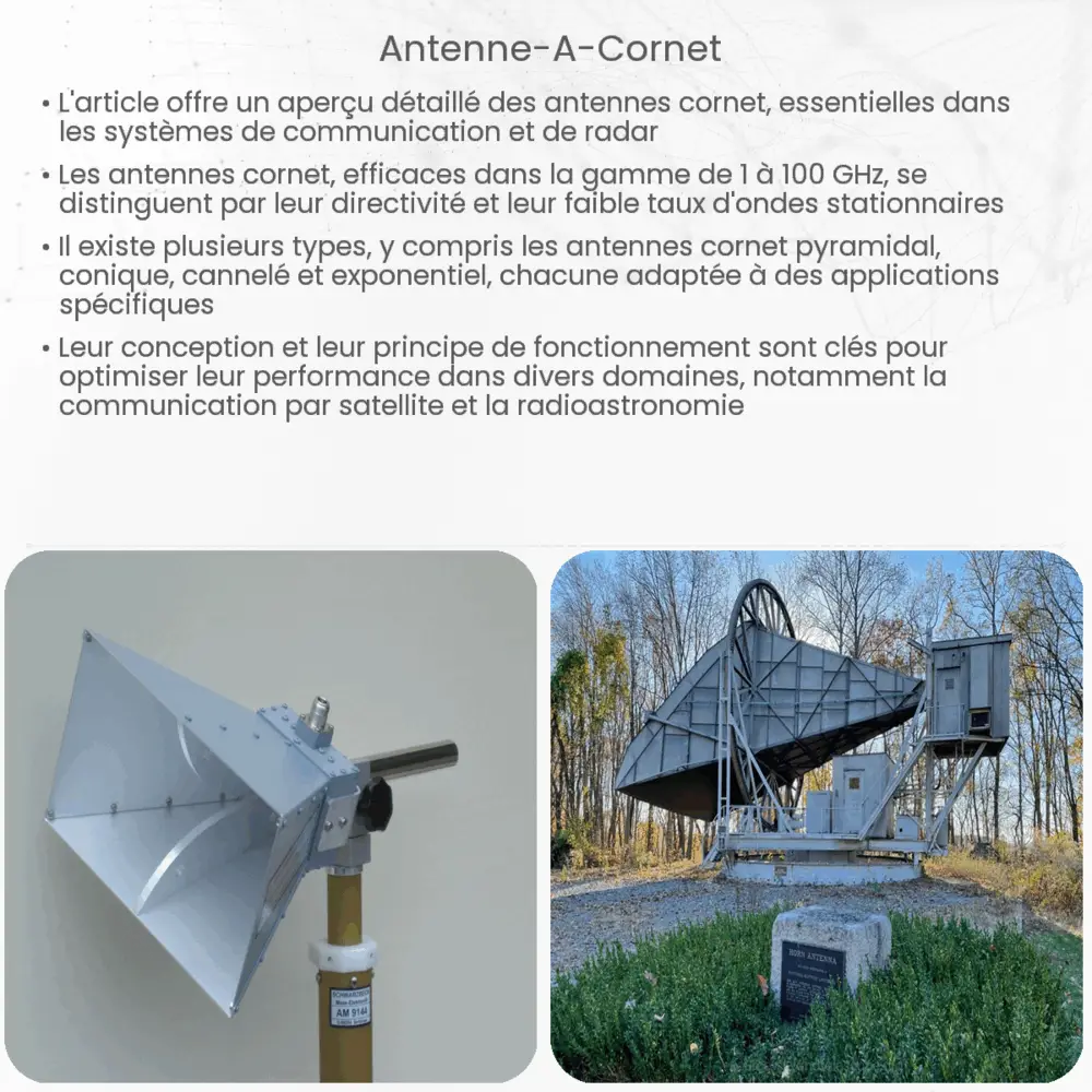 Antenne à cornet
