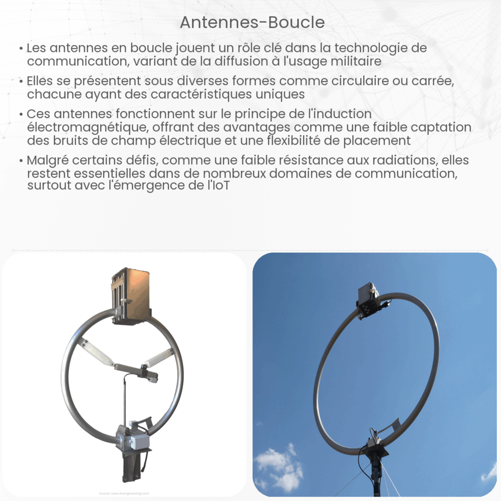Antenne AM/FM En Boucle Autonome Pour Récepteurs Audio - Compatible Systèmes Analogiques Et Numériques, Base Pliable, Fréquence 535-1700 MHz