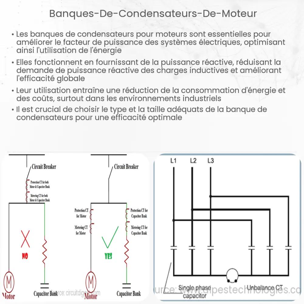 Banques de Condensateurs de Moteur