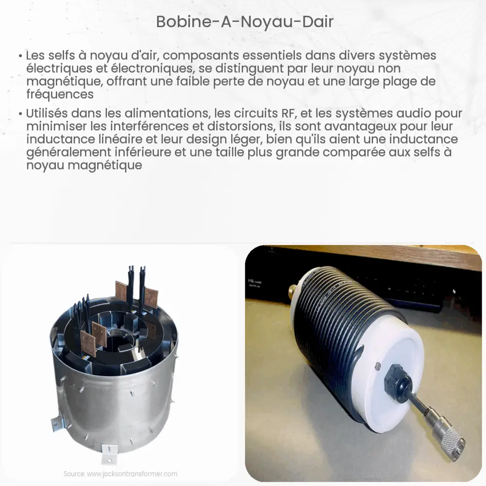 Bobine à noyau d'air