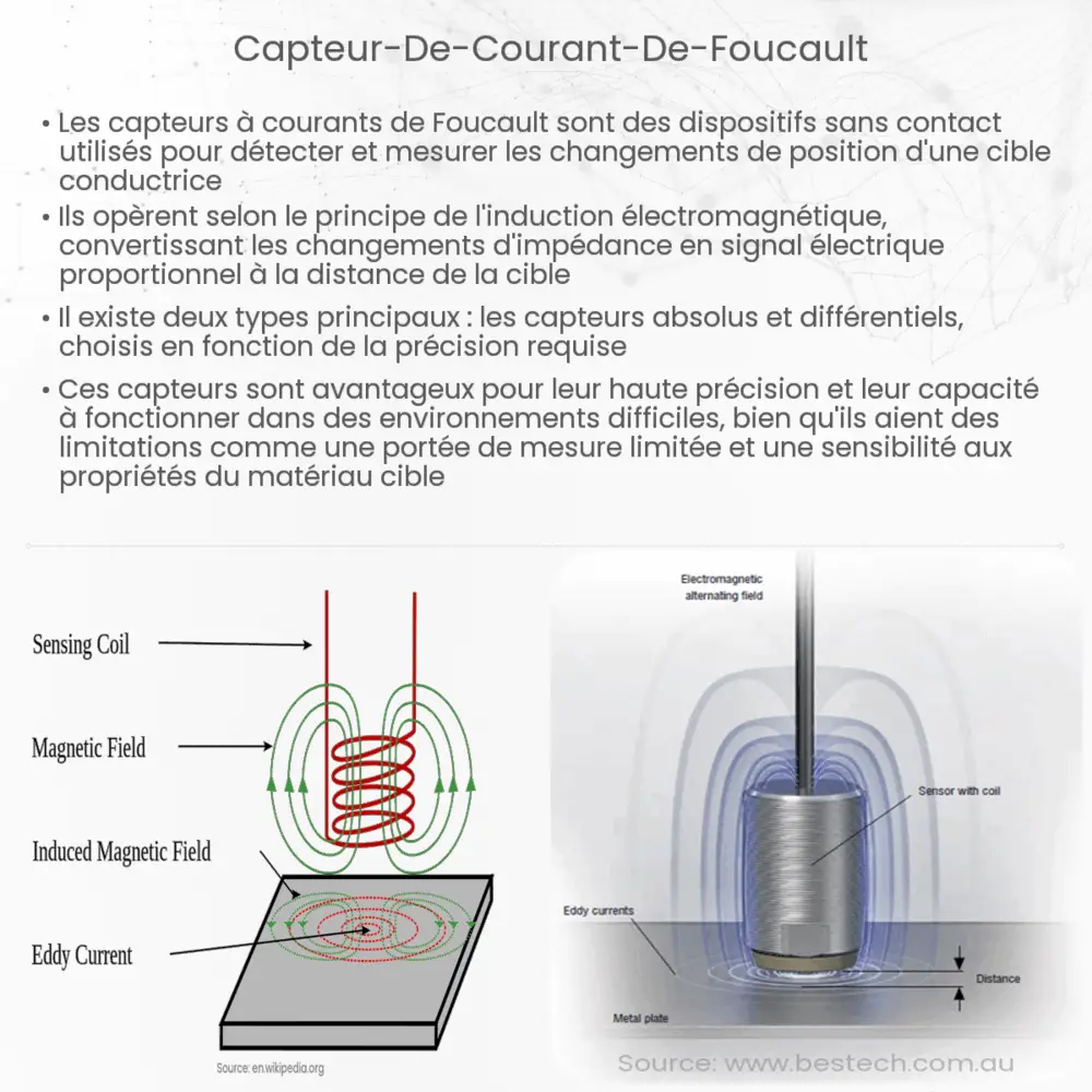 Capteur de courant de Foucault