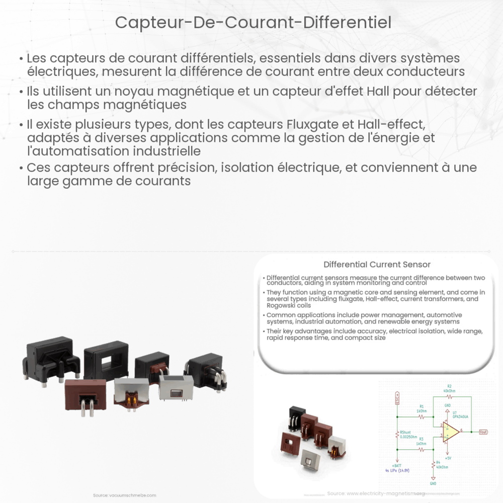 Capteur de courant différentiel