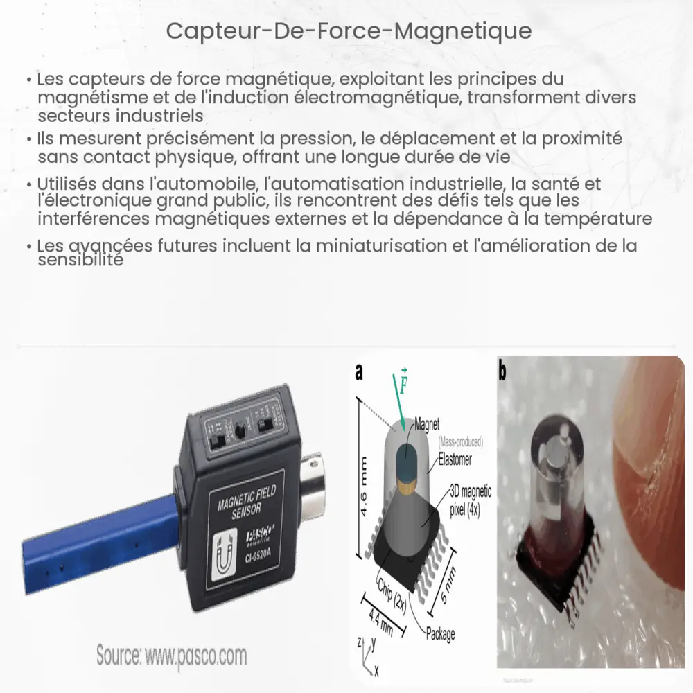 Capteur de force magnétique
