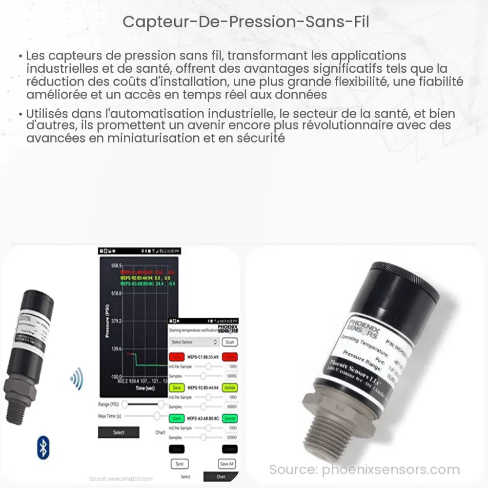 Capteur de pression sans fil