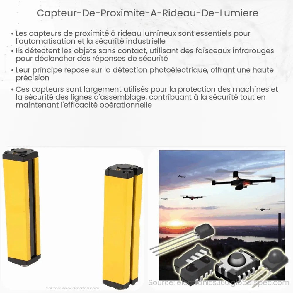 Capteur de proximité à rideau de lumière