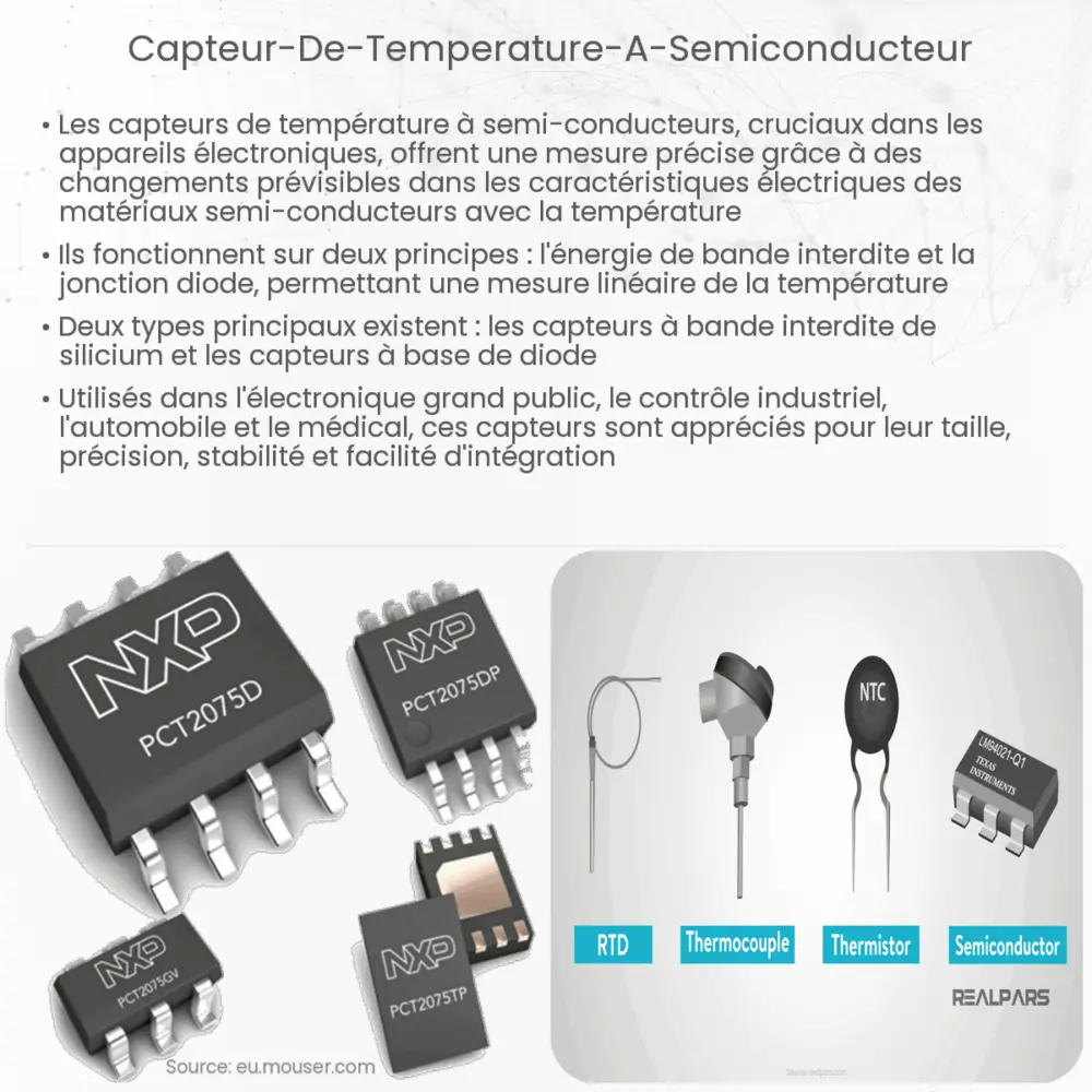 Capteur de température à semiconducteur