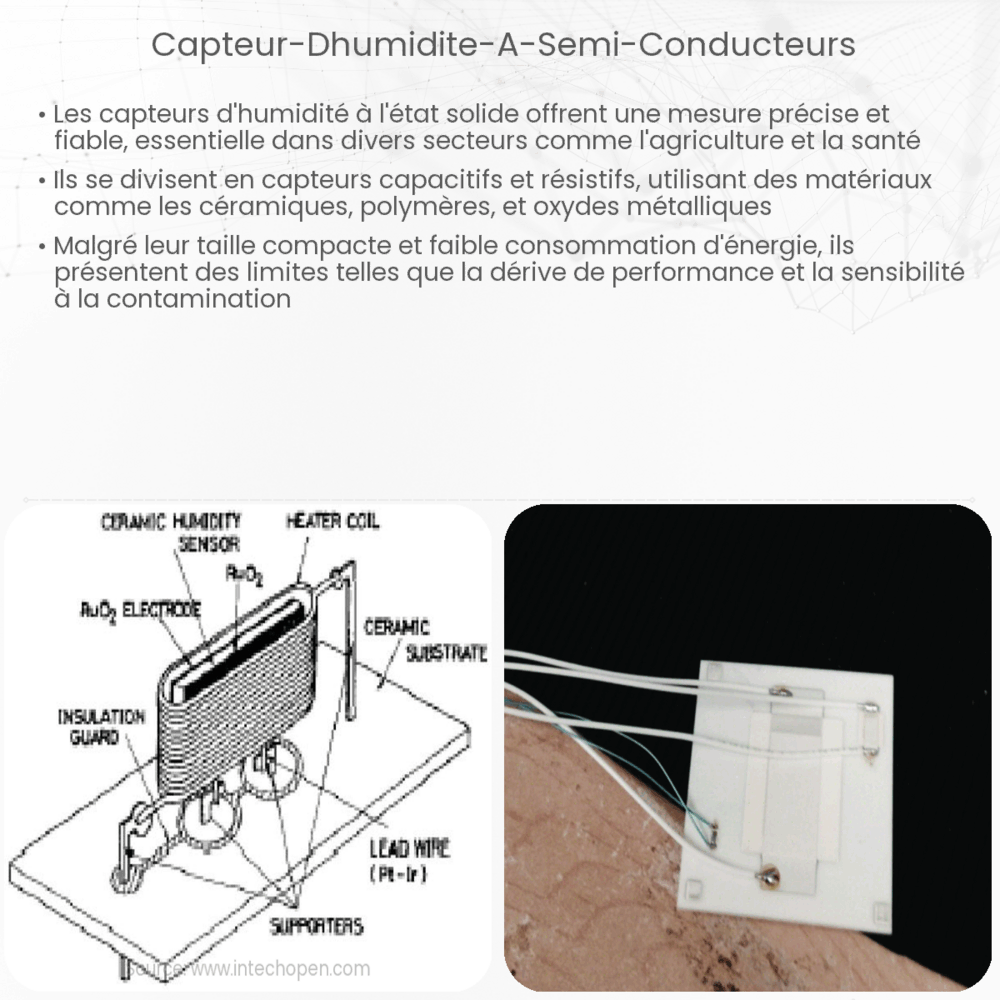 Capteur d'humidité à semi-conducteurs